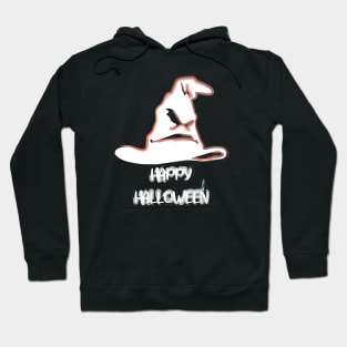 Happy Halloween Crazy Witch Hat Hoodie